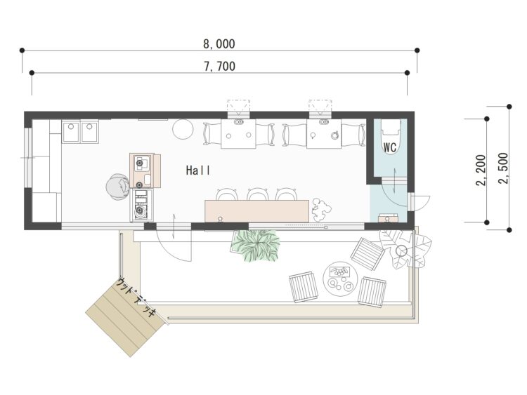 写真あり】トレーラーハウスの間取りや内装を使用用途別に紹介 ...